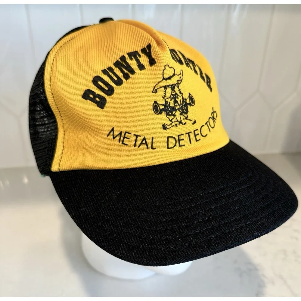 Vintage Bounty Hunter Metal Detectors Trucker Hat Mesh Foam‎ Snapback